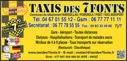 Taxis des 7 Fonts